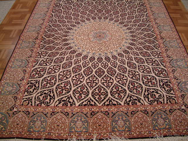 Tabriz Persian rug #1247, click on the picture or description for more details about the Persian carpets.