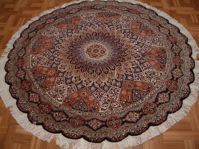 Tabriz Persian rug #3191, click on the picture or description for more details about the Persian carpets.