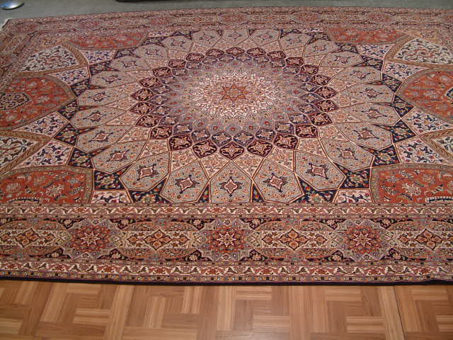 Tabriz Persian rug #5134, click on the picture or description for more details about the Persian carpets.