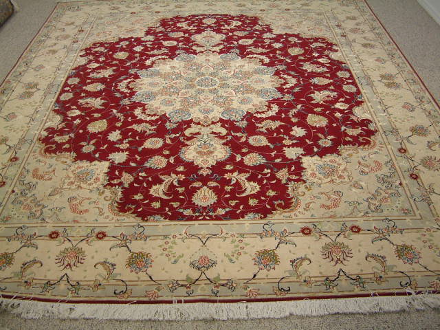 Tabriz Persian rug #5077, click on the picture or description for more details about the Persian carpets.