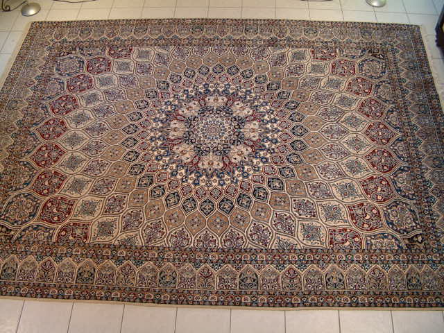 Nain 6 LAH Persian carpet #5125, click on the picture or description for more details about the Persian carpets.