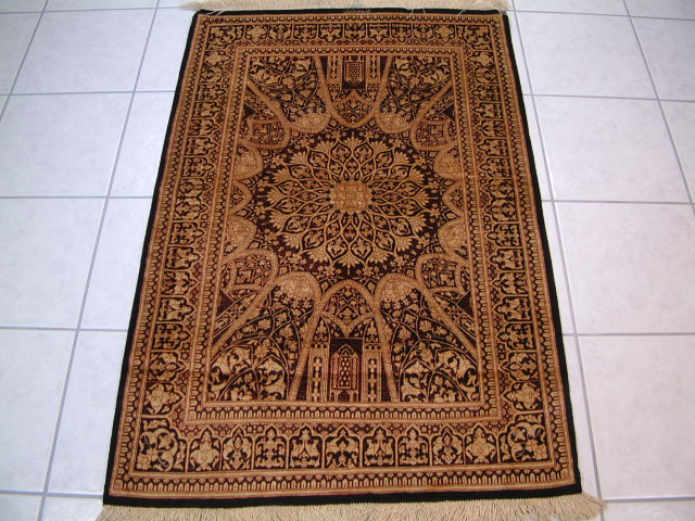 Qom Persian Carpets #2084, click on the picture or description for more details about the Persian carpets.