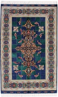 koi fish pond design qum persian carpet