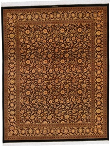 8x6 versace silk qum persian rug runner