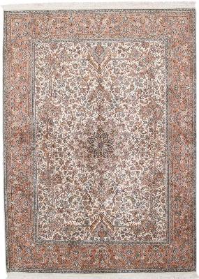 handmade silk kashmir indian rug