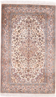 4x3 light silk kashmir carpet
