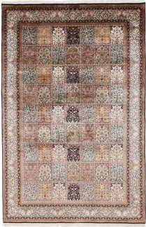 9x6 silk kashmir persian carpet