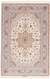 8x5 signed isfahan persian rug