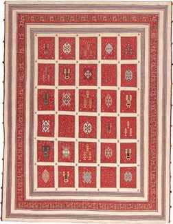 11x8 Nimbaft kelim persian rugs