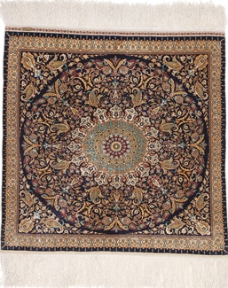 square 1250kpsi turkish hereke ozipek carpet