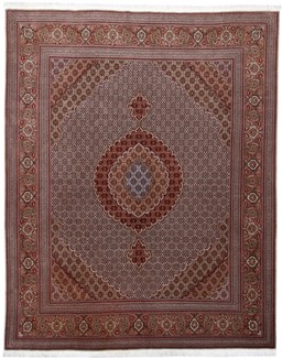 10x8 mahi tabriz rug with silk