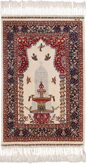 26knots 4250kpsi hereke silk turkish rug
