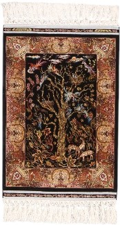 khan khali 2500 kpsi hereke silk carpet