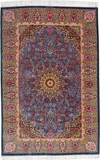 6x4 qum persian rug 800kpsi silk