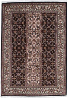 5x3 mahi tabriz persian rug with silk