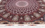 10ft 3m square gonbad tabriz persian rug
