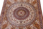 4ft gonbad qum silk rug