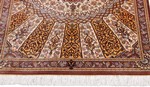 4ft gonbad qum silk rug