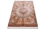 4ft gonbad qum silk rug