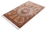 4ft gonbad qum silk rug