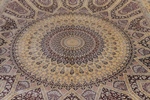 10ft square ahmadi silk qum carpet