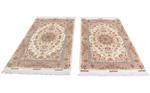 5x3 twin silk tabriz rugs