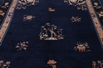 blue antique peking chinese rug