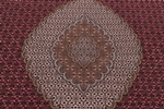 signed 9x6 mahi tabriz rug with silk