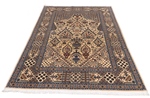 8x5 unique silk nain persian rug
