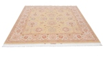 6x6 handmade square tabriz rug