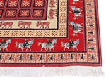 5x3 silk tabriz persian rug with pazyryk design
