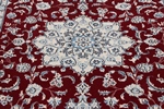 6x4 red nain persian rug