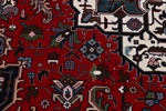 6x6 square tabriz heriz design persian rug