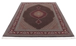 pirouzian mahi tabriz rug with silk