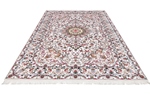 metal soof tabriz rug with silk