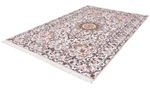 metal soof tabriz rug with silk