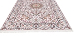 metal soof tabriz rug with silk