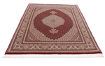 red mahi tabriz persian carpet