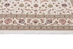square 8x8 faraji silk tabriz persian rug