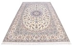 10ft 7ft 6lah blue silk nain rug