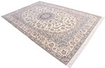 10ft 7ft 6lah blue silk nain rug
