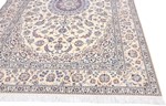 10ft 7ft 6lah blue silk nain rug