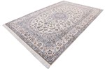 10ft 7ft 6lah blue silk nain rug