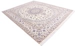 10ft 8ft 6lah blue silk nain rug