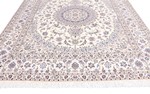 10ft 8ft 6lah blue silk nain rug