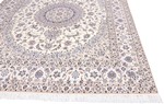 10ft 8ft 6lah blue silk nain rug