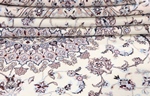 10ft 8ft 6lah blue silk nain rug