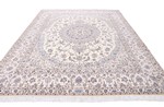 10ft 8ft 6lah blue silk nain rug