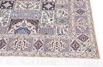 8x5 silk nain persian carpet tile design