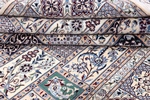 8x5 silk nain persian carpet tile design